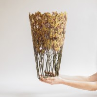 <a href="https://www.galeriegosserez.com/artistes/clegg-shannon.html">Shannon Clegg</a> - « Flora » - Large Gold Sculpture